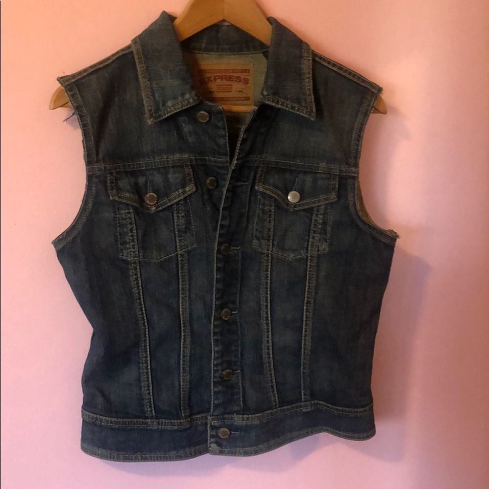 Express Jean Vest